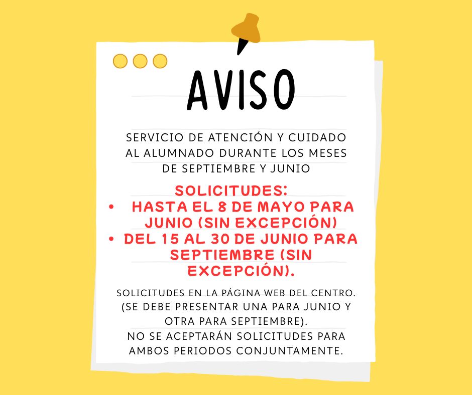 cuidado septiembre y junio